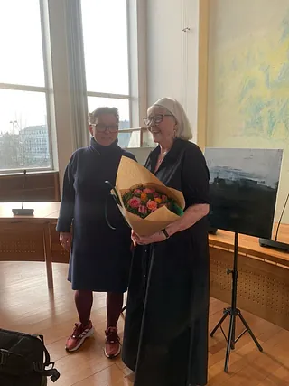 Rudersdals borgmester Ann Sophie Orth og Jette Berg